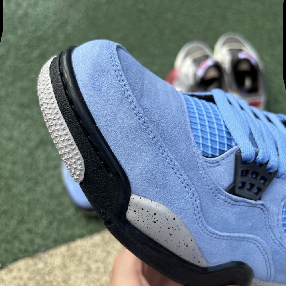 Jordan 4 Mens College Blue Sneakers - Picture 9 of 12